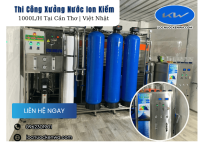 Thi Công Xưởng Nước Ion Kiềm 1000L/H Tại Cần Thơ | Việt Nhật