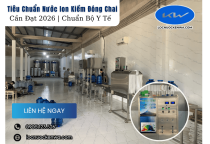 Tiêu Chuẩn Nước Ion Kiềm Đóng Chai Cần Đạt 2026 | Chuẩn Bộ Y Tế