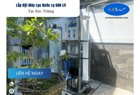 Lắp Đặt Máy Lọc Nước Lợ 600 Lít Tại Sóc Trăng