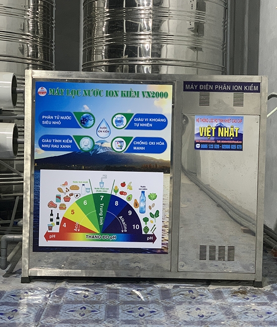 Máy ion kiềm công nghiệp 1500 lít/giờ