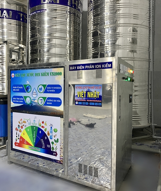 Máy ion kiềm công nghiệp 2000 lít/giờ
