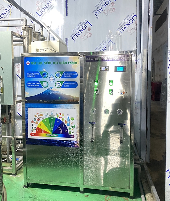 Máy ion kiềm công nghiệp 500 lít/giờ