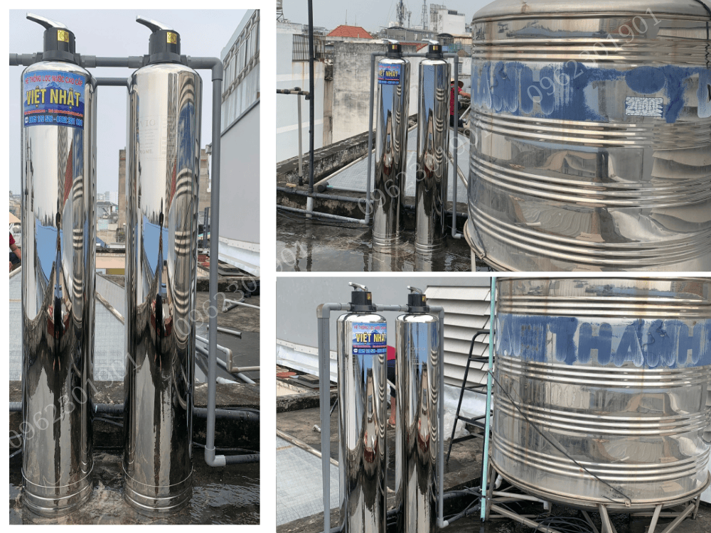 Bộ lọc nước inox 304 tổng sinh hoạt