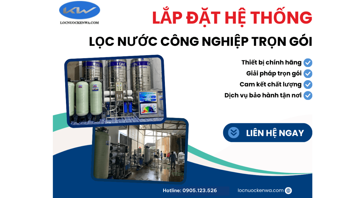 Lắp đặt hệ thống lọc nước công nghiệp trọn gói Việt Nhật
