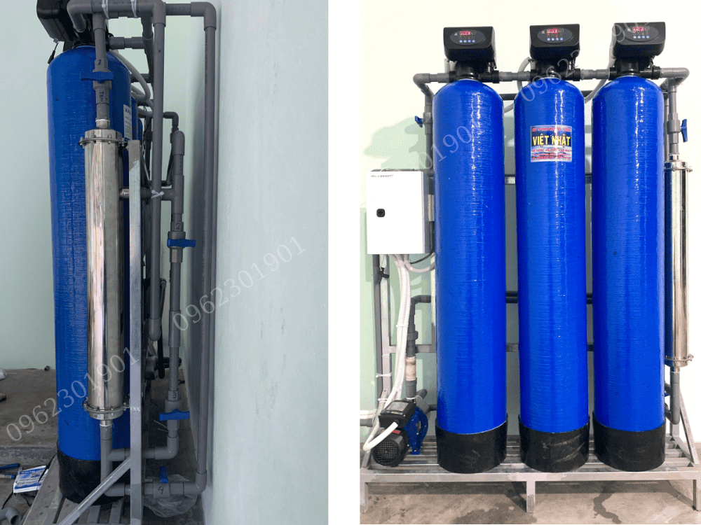 Bộ lọc nước tổng sinh hoạt 3 bình composite