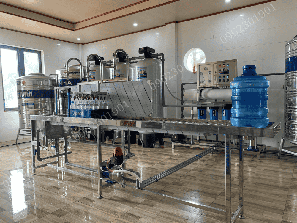 Dự án lọc nước cho cơ sở sản xuất nước uống