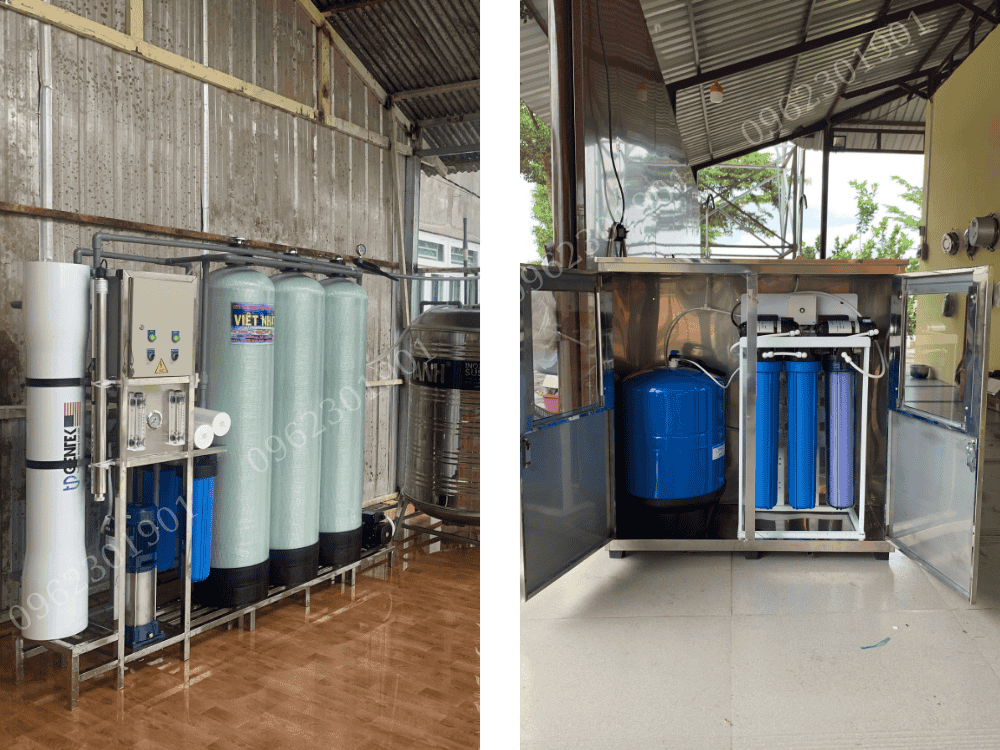 Dự án lọc nước cho cơ sở sản xuất nước uống