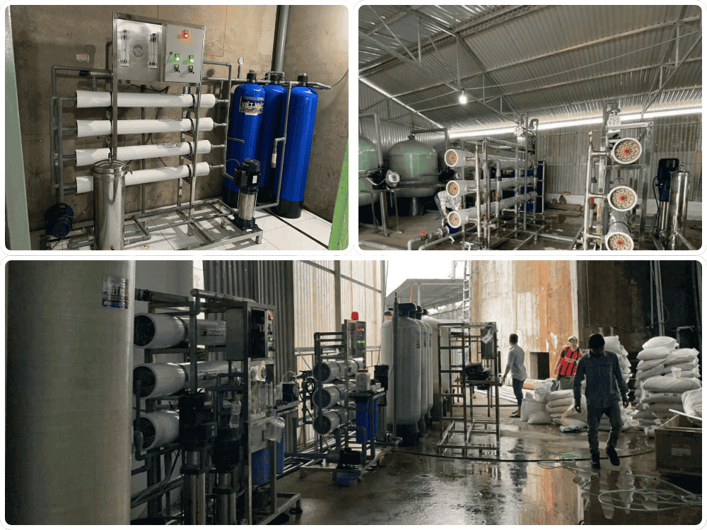 lọc nước cho nhà máy nước đá