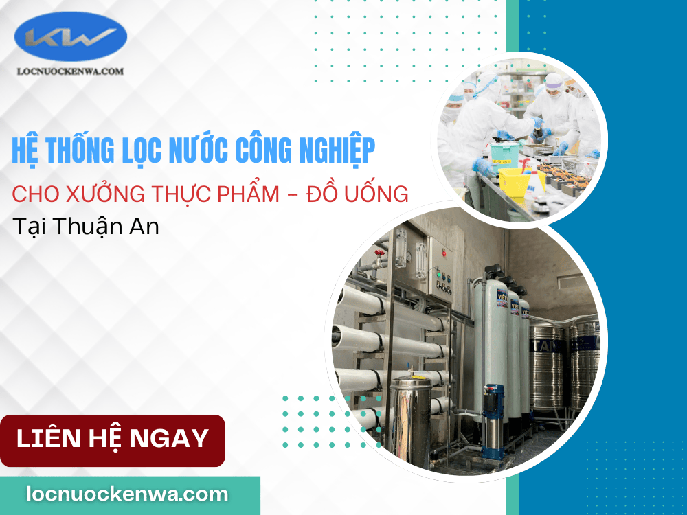 hệ thống lọc nước nhà máy thực phẩm