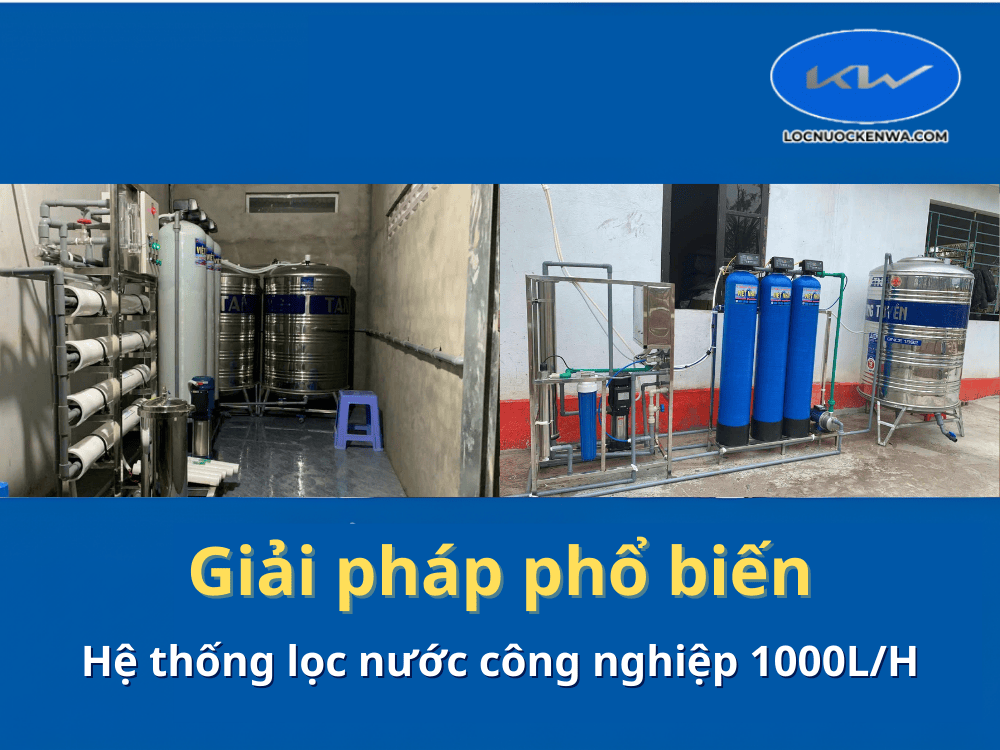 Hệ thống lọc nước công nghiệp 1000L/H