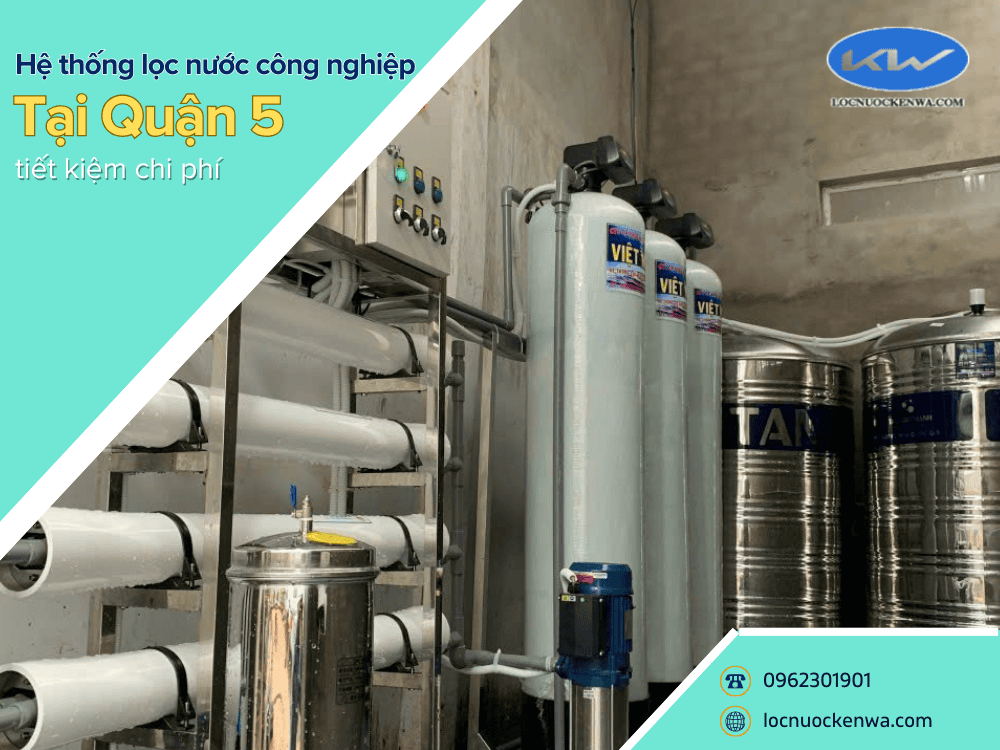 Hệ thống lọc nước công nghiệp tại Quận 5