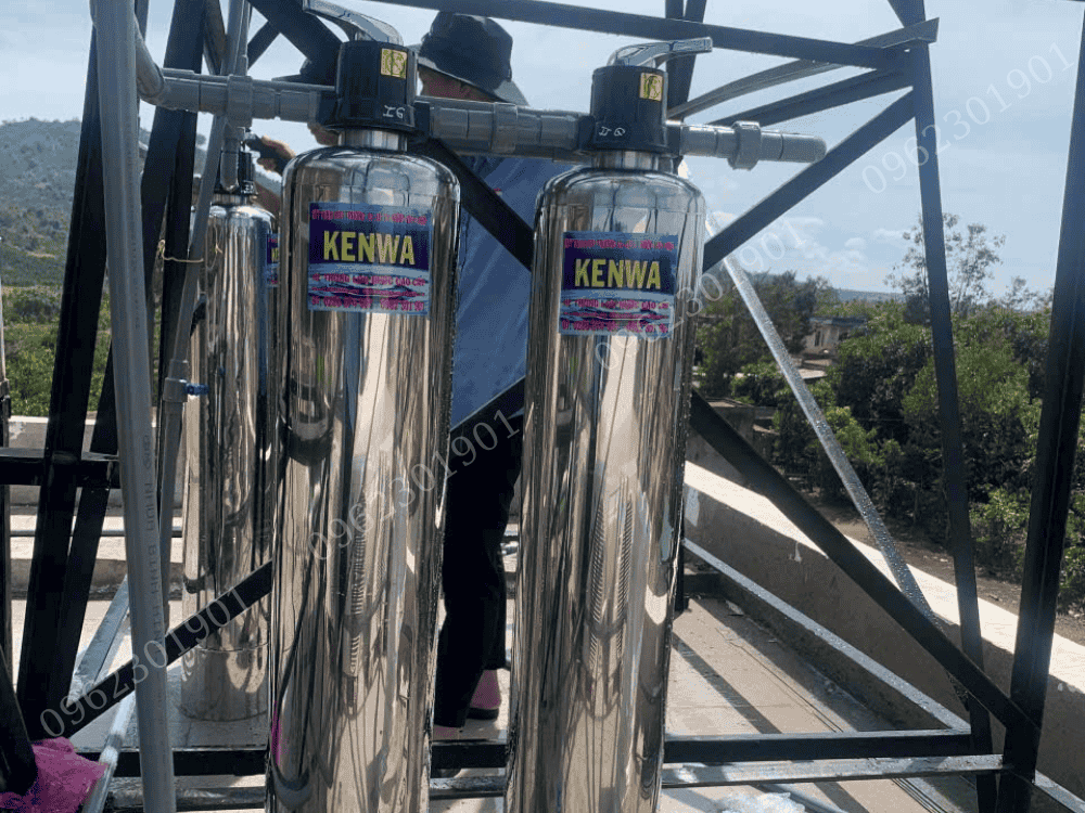 Hệ thống lọc nước phèn cho hộ gia đình tại Đức Hòa 