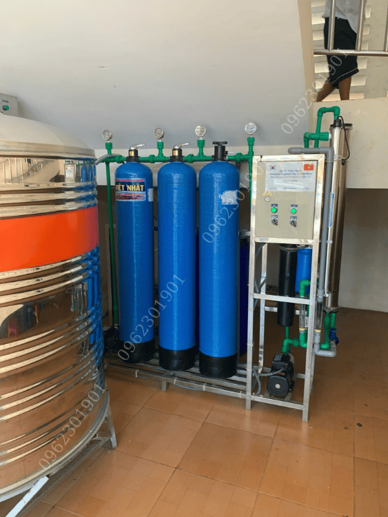 Lắp đặt lọc nước công nghiệp cho trường học 