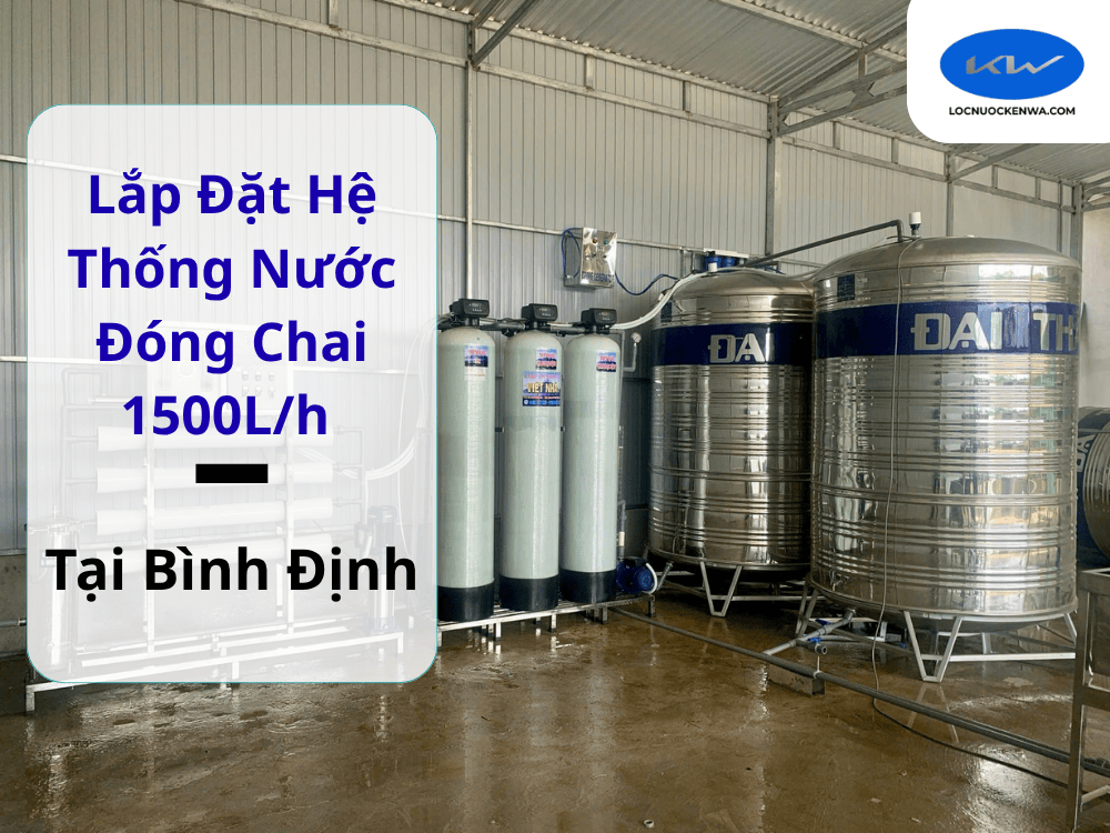 Lắp Đặt Hệ Thống Nước Đóng Chai 1500L/h