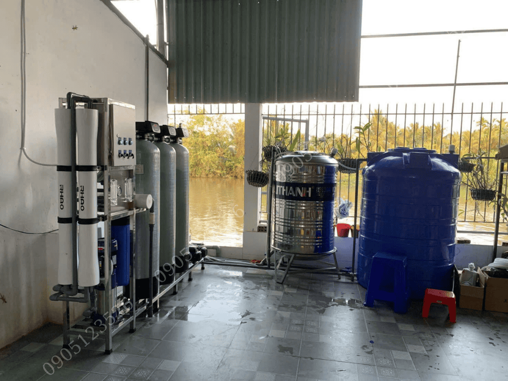 Lắp Đặt Hệ Thống RO 500L/h Tại Tiền Giang