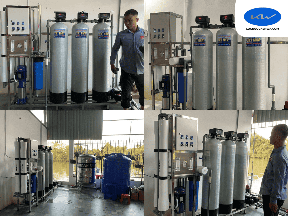 Hệ thống lọc nước công nghiệp 500Lh tại HCM phù hợp trường học văn phòng cơ sở nước uống