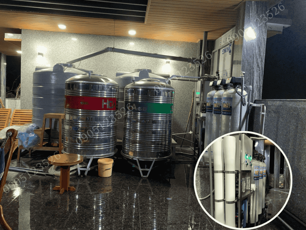 Lắp Đặt Máy Lọc Nước RO 1000L/H 