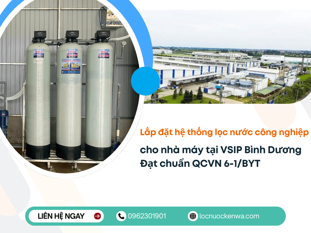 Lắp đặt hệ thống RO công nghiệp cho nhà máy tại VSIP Bình Dương