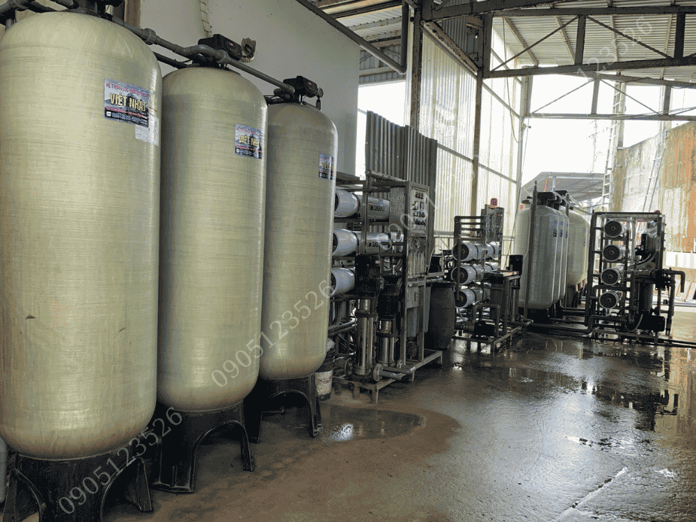 Lắp đặt hệ thống xử lý nước 10.000Lh tại Long An