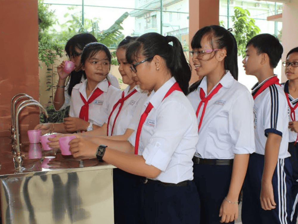 Lắp đặt lọc nước công nghiệp cho trường học 56
