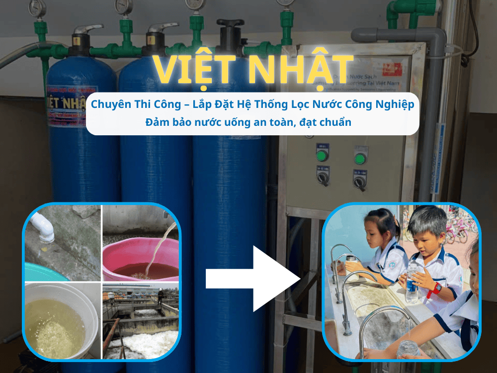Lắp đặt lọc nước công nghiệp cho trường học 9