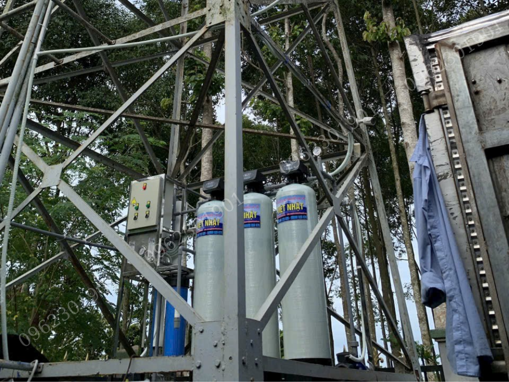 Lọc nước giếng khoan cho nhà trọ