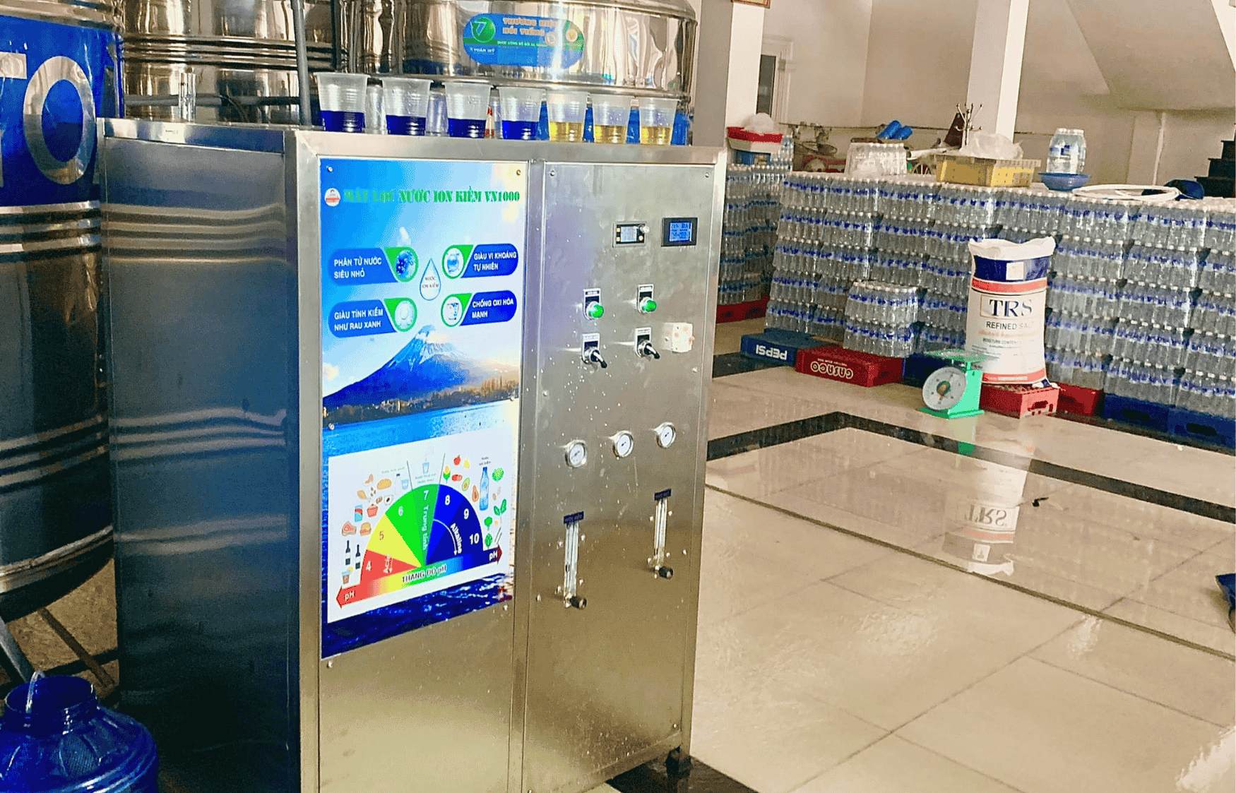 Hệ thống lọc nước ion kiềm công nghiệp