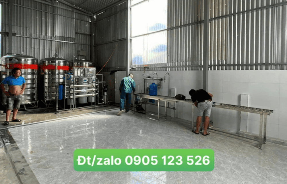 Thi công máy lọc nước công nghiệp tại Quận 7 – TP.HCM