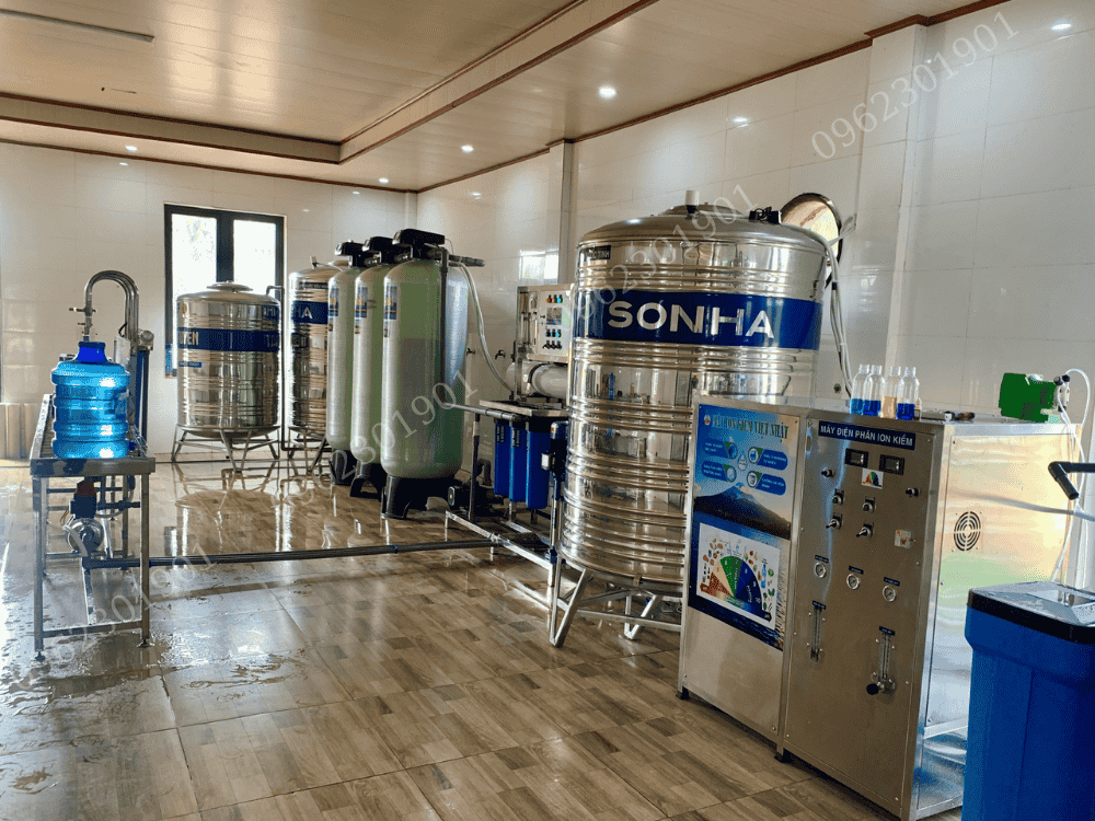 Thi công máy lọc nước ion kiềm công nghiệp tại Tây Ninh