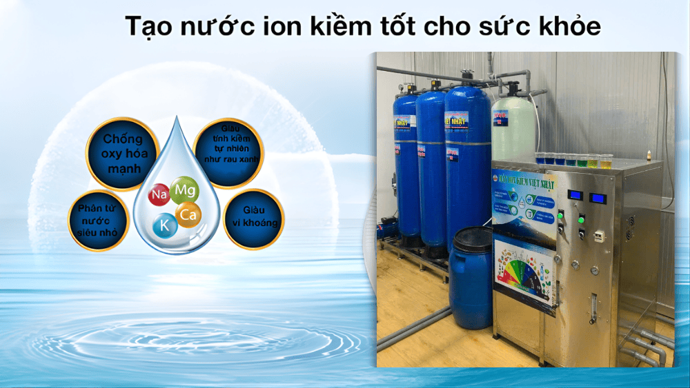 Thi công máy lọc nước ion kiềm công nghiệp tại Tây Ninh