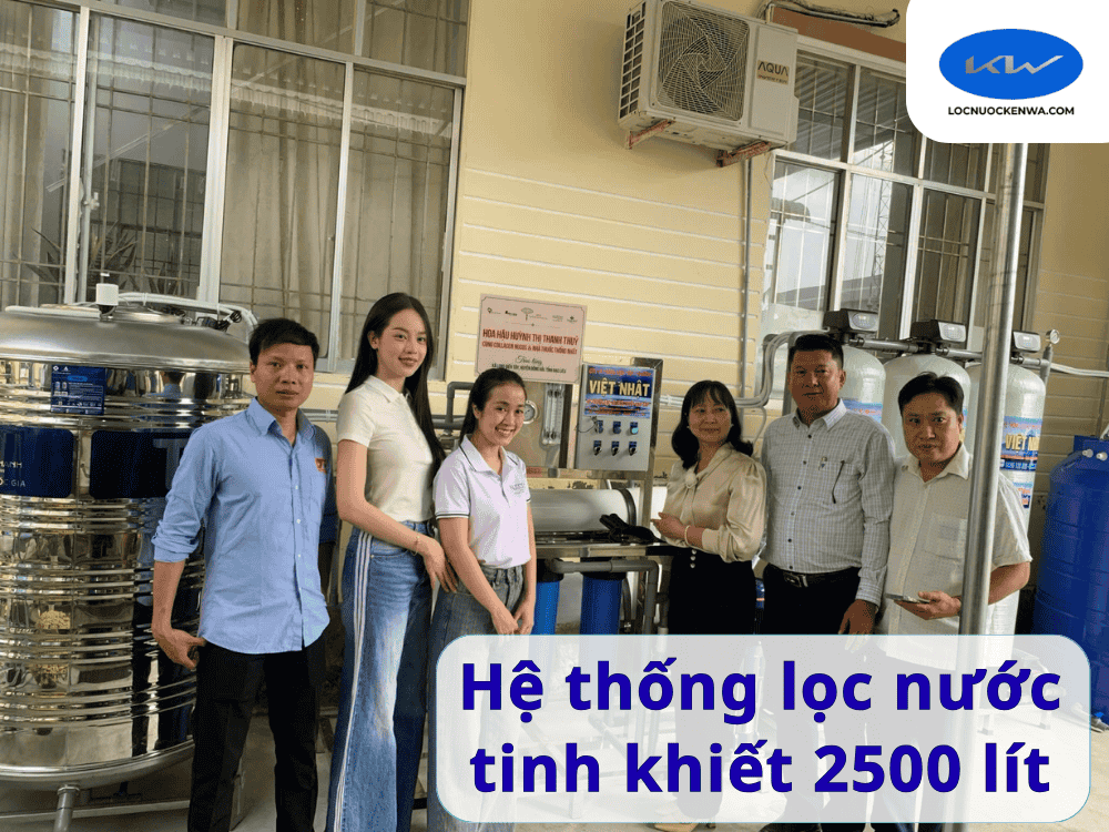 hệ thống lọc nước tinh khiết 2500 lít