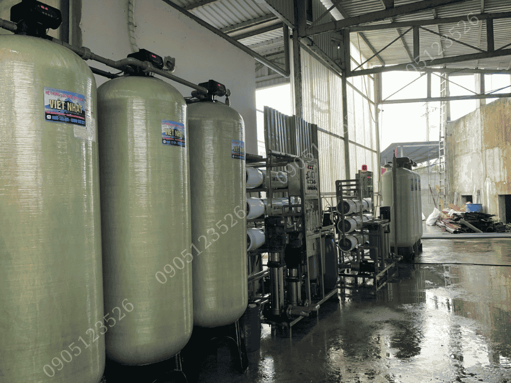  xử lý nước giếng 3000L/h tại Long An