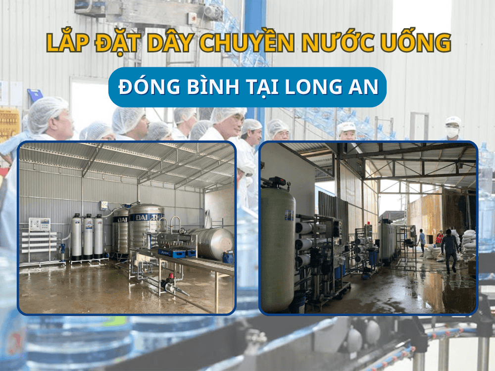 LẮP ĐẶT DÂY CHUYỀN NƯỚC UỐNG ĐÓNG BÌNH