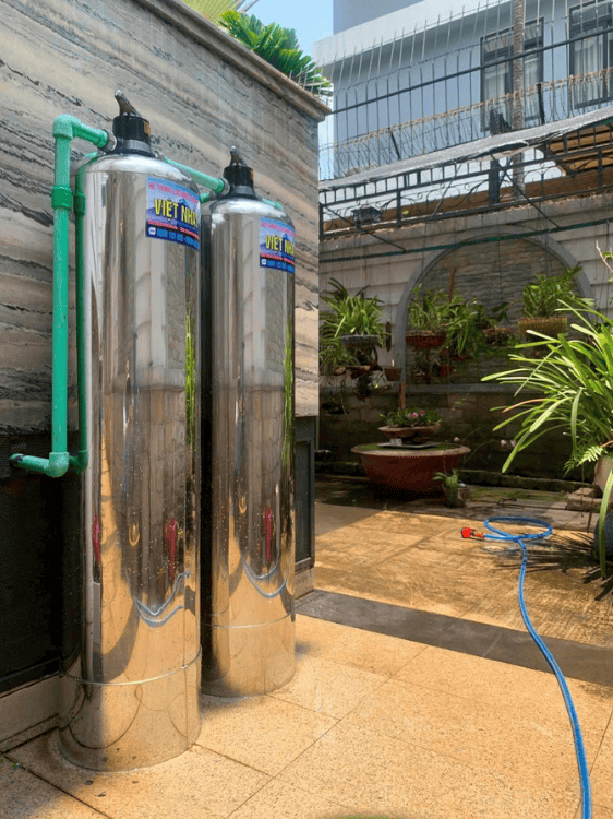 xử lý nước giếng – nước máy cho biệt thự
