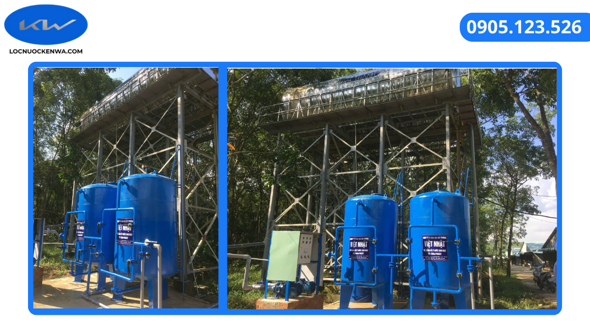 Bàn giao hệ thống lọc nước giếng 500 m3 ngày cho trang trại chăn nuôi heo Đồng Nai