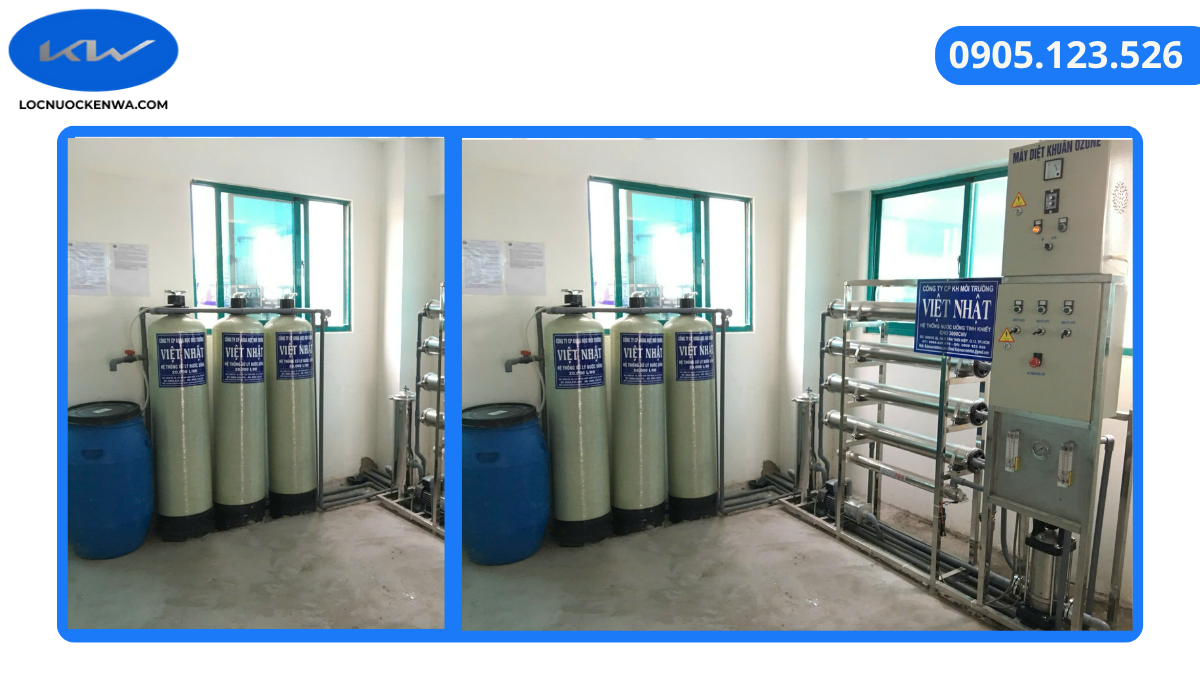 Hệ thống lọc nước uống tinh khiết cho công ty may tại TP.HCM