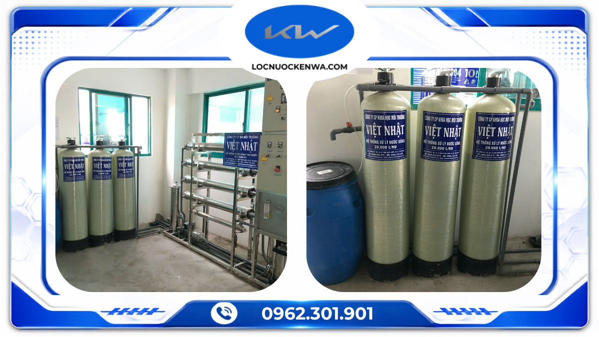 Hệ thống lọc nước uống tinh khiết cho công ty may tại TP.HCM