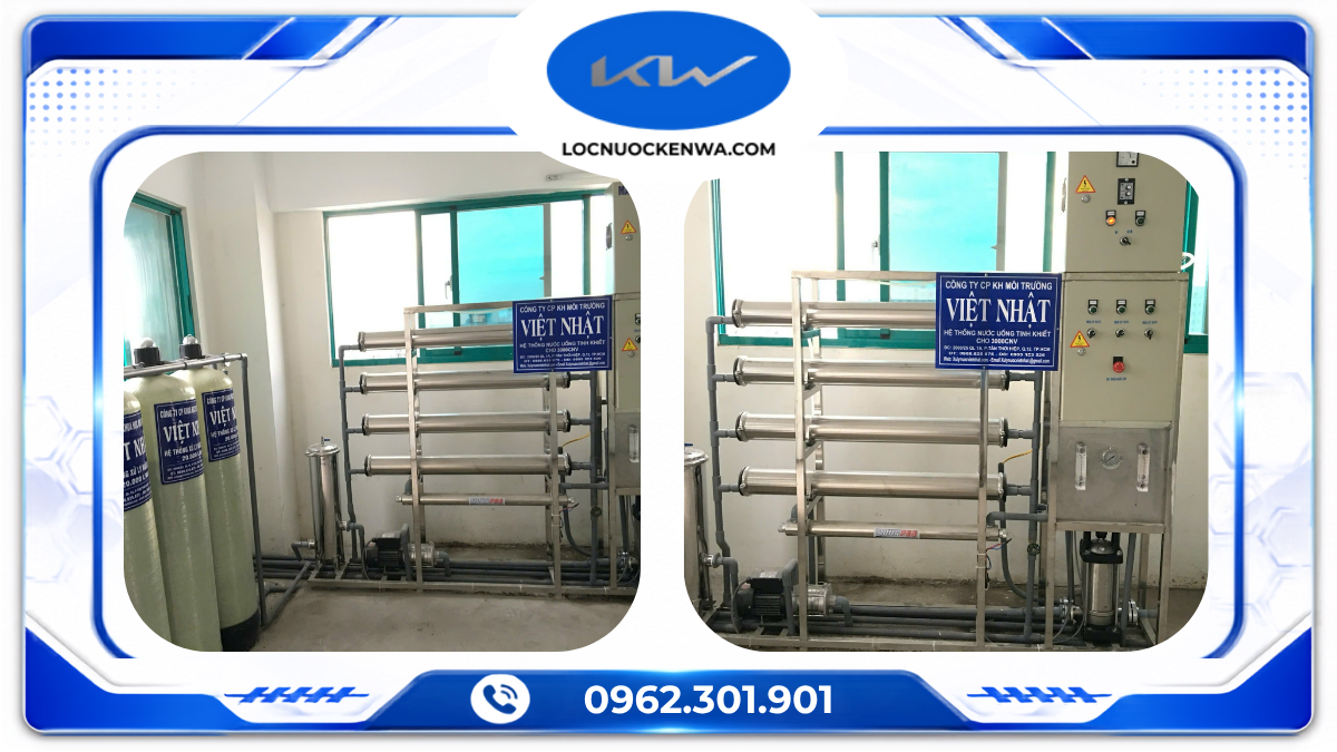 Quy trình lắp đặt hệ thống lọc nước uống cho công ty may