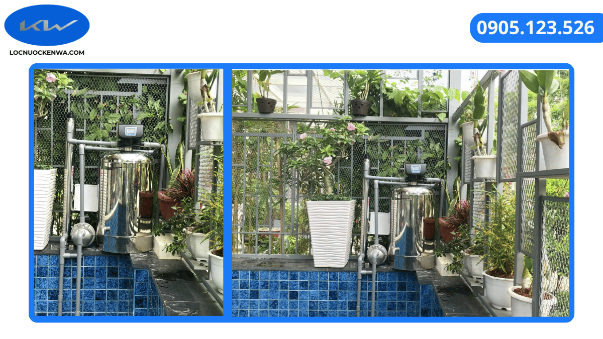 Bộ lọc nước hồ cá cảnh công nghệ mới cho hồ 20 m3