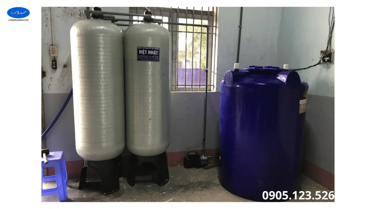 Cấu hình bộ lọc nước sinh hoạt công suất 5 m3 giờ