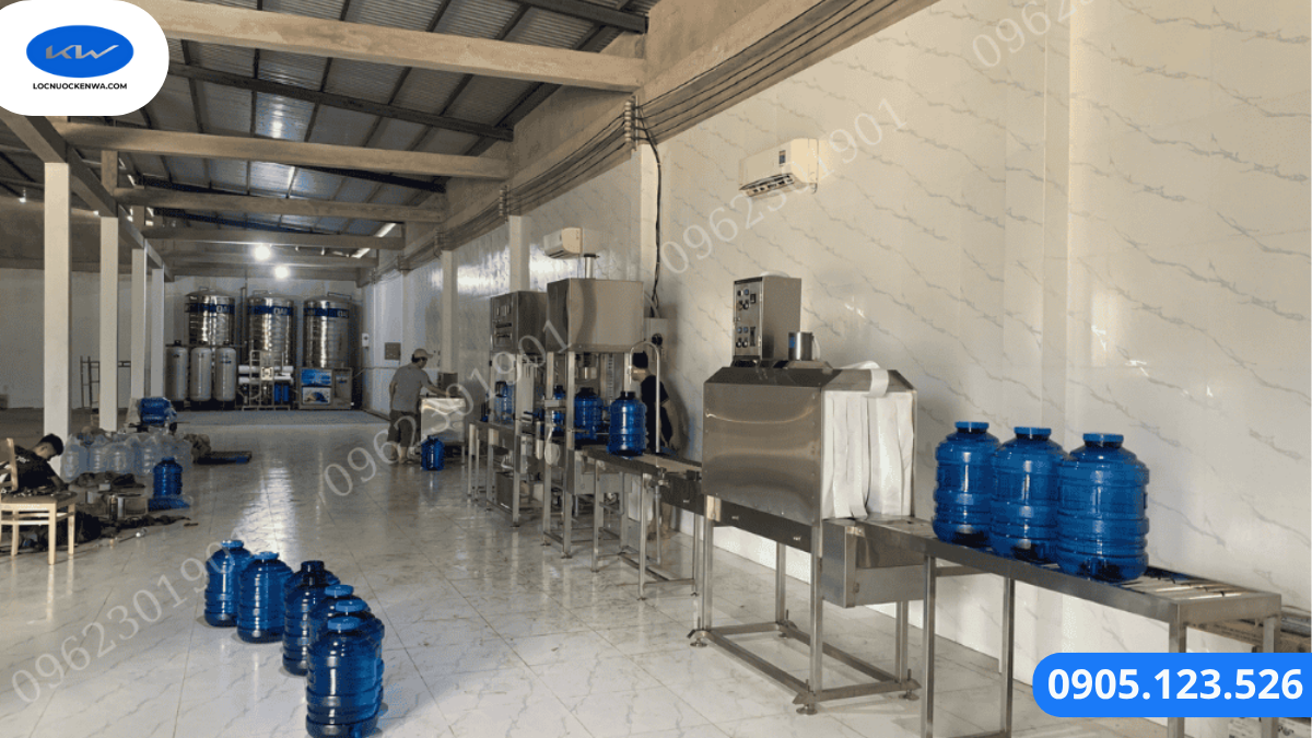 Tổng quan hệ thống lọc nước đóng chai cho cơ sở mới