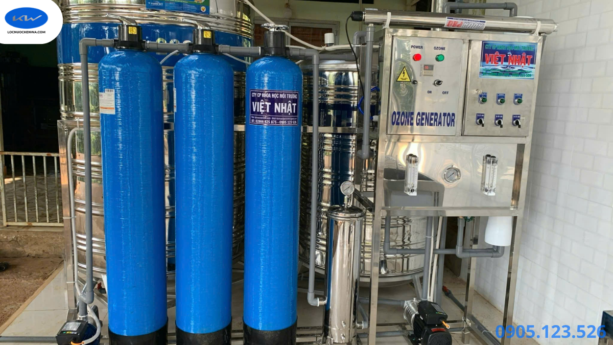 Lắp đặt máy lọc nước đóng chai 500 lít giờ tại Long An