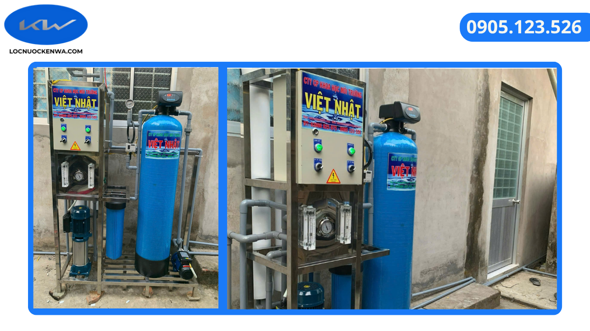 Lắp đặt máy lọc nước mặn cho gia đình tại Tiền Giang