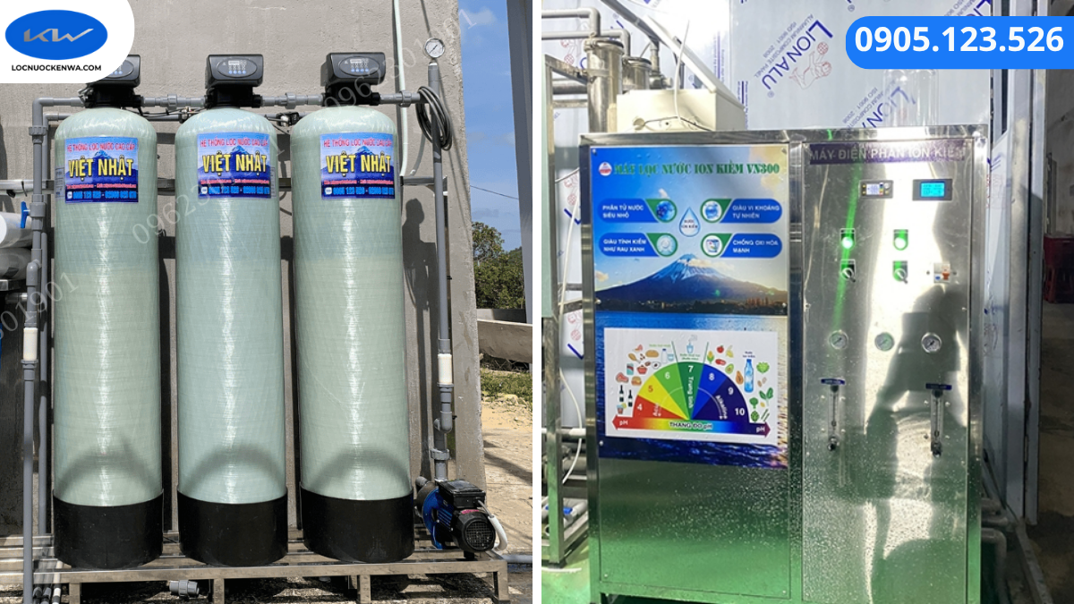 So sánh hệ thống lọc nước RO công nghiệp và máy lọc nước ion kiềm công nghiệp