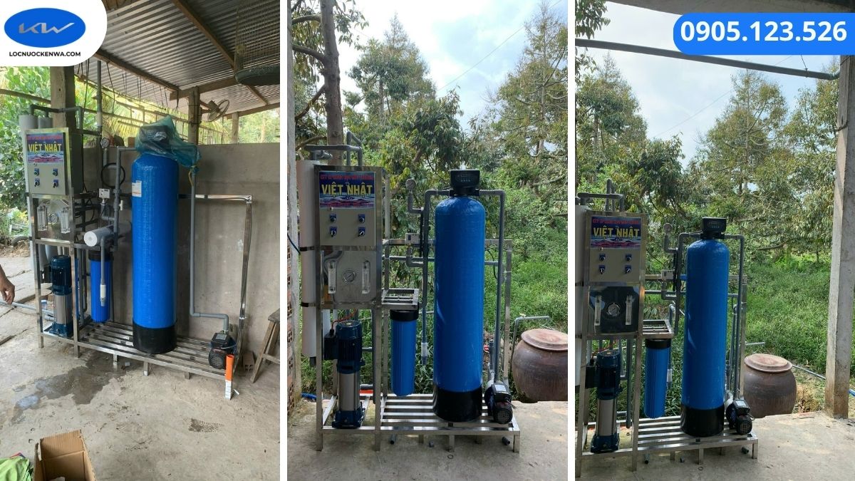 Khảo sát hệ thống lọc nước mặn cho vườn sầu riêng Bến Tre
