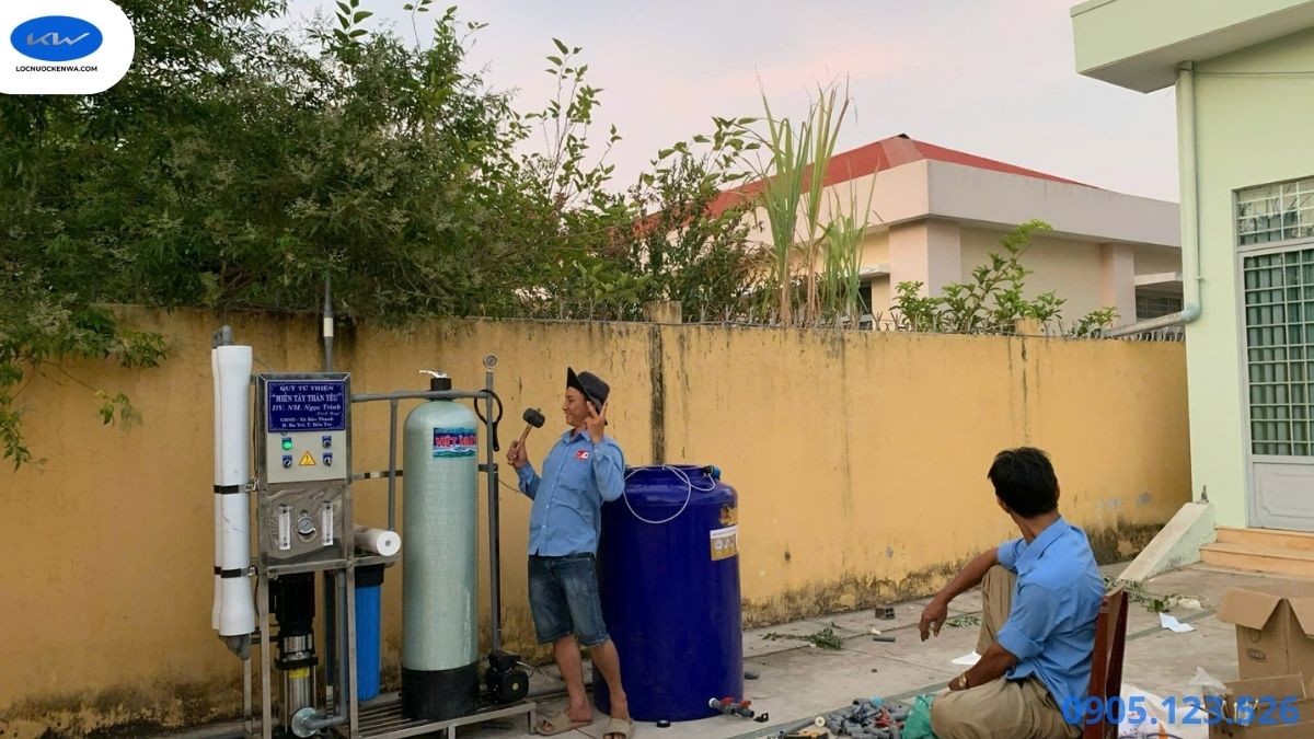 Khảo sát nguồn nước mặn trước khi chọn hệ thống lọc tại Ba Tri Bến Tre