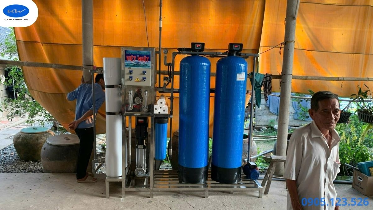 Máy lọc nước mặn 2000 lít giờ tại Tiền Giang