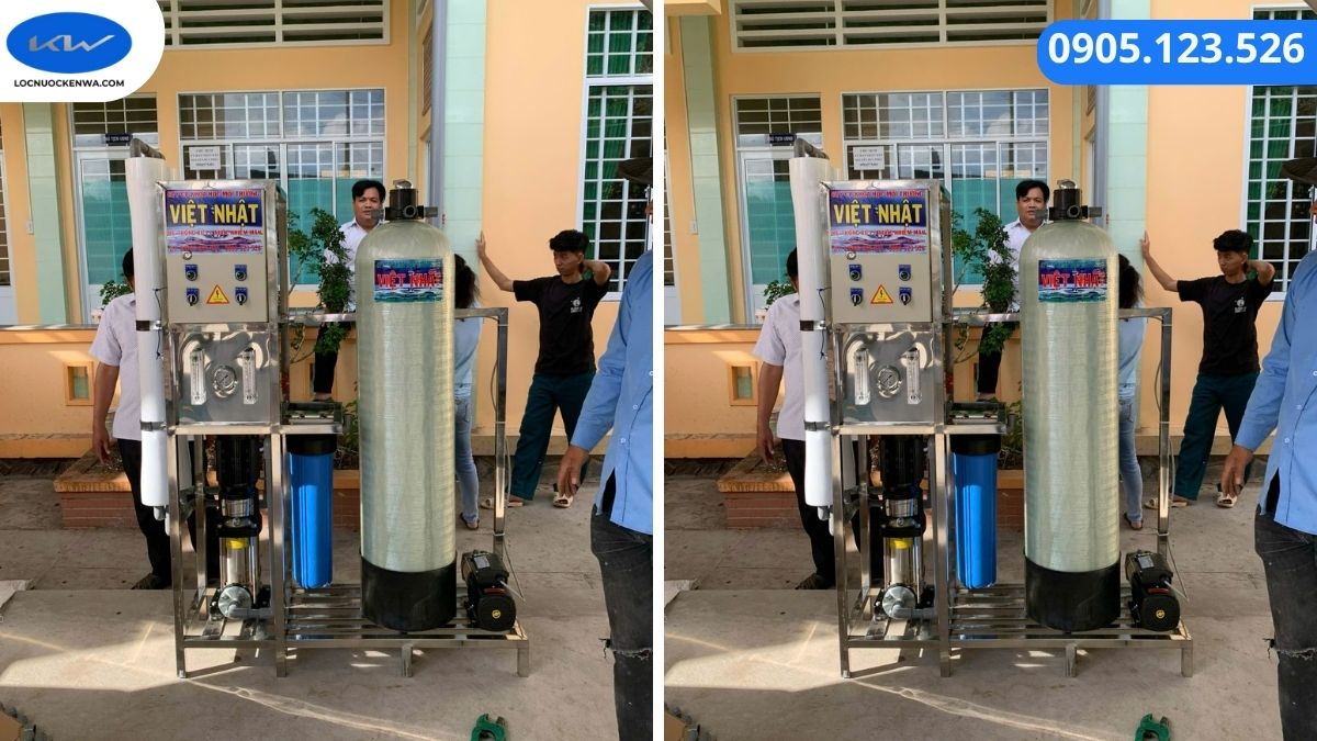 Máy lọc nước mặn thành nước ngọt tại Bình Đại Bến Tre