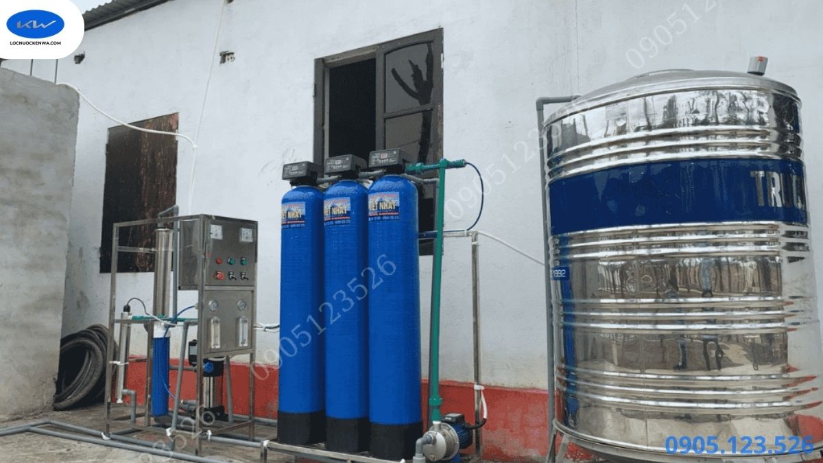 Sơ đồ lọc tổng và RO cho tòa nhà văn phòng