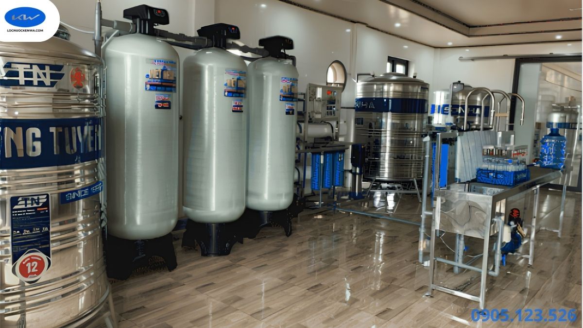 So sánh làm mềm và RO cho nước bù tháp giải nhiệt